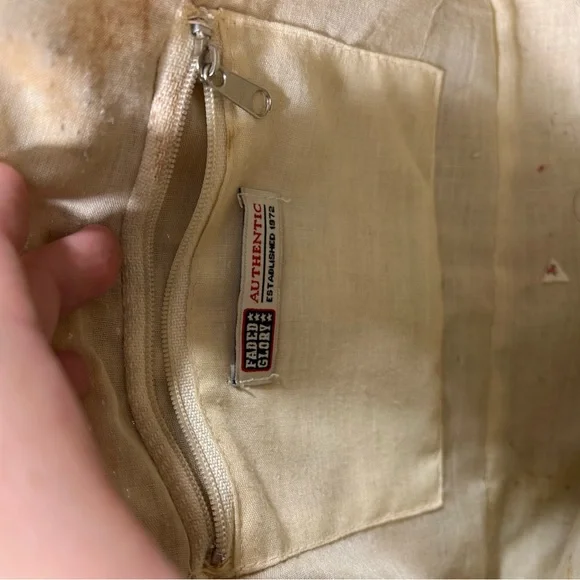 Faded Glory Rattan Tan and Brown Woven Clutch - Picture 5 of 6